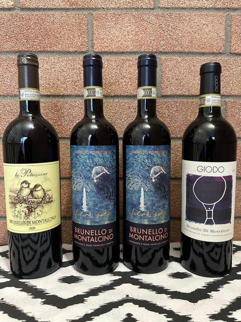 2020 x2 Castello Romitorio Filo di Seta, 2020 Le Potazzine,, Verzamelen, Wijnen