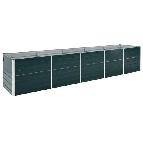 Grote Plantenbak 400x80cm Groen - Retour Deal Tuincentrum, Tuin en Terras, Bloembakken en Plantenbakken, 60 cm of meer, 100 cm of meer