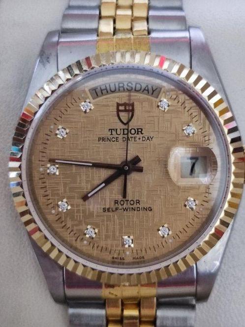 Tudor - Day-Date - Sans Prix de Réserve - 76213 - Homme -, Handtassen en Accessoires, Horloges | Antiek