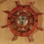 Maritieme objecten - Hout, Messing- scheepswiel + messing, Antiek en Kunst, Curiosa en Brocante