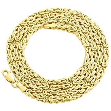 Handmade - Chaîne - 14 carats Or jaune - Chaîne byzantine