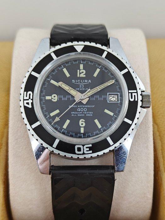 Sicura - 400 Vacuum Vintage Diver Watch - Zonder, Bijoux, Sacs & Beauté, Montres | Hommes
