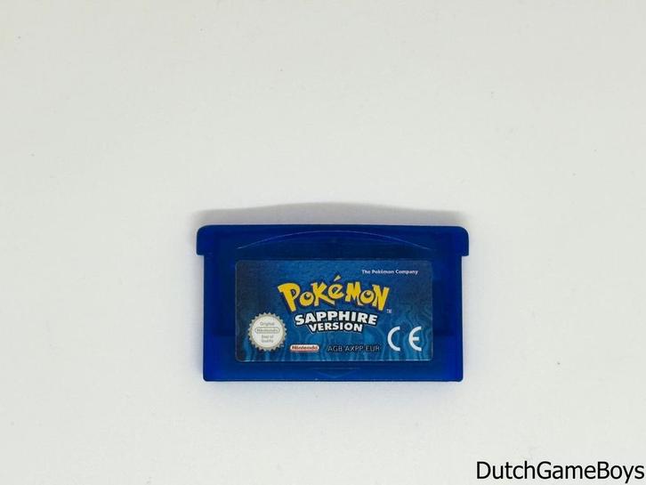 Gameboy Advance / GBA - Pokemon Sapphire Version - EUR, Games en Spelcomputers, Games | Nintendo Game Boy, Gebruikt, Verzenden
