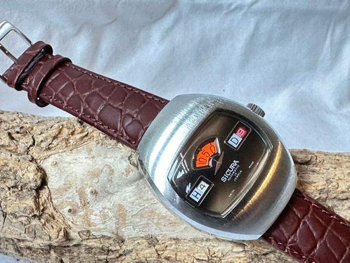 Sicura - Automatic Jump Hour NOS - Zonder Minimumprijs -, Handtassen en Accessoires, Horloges | Heren