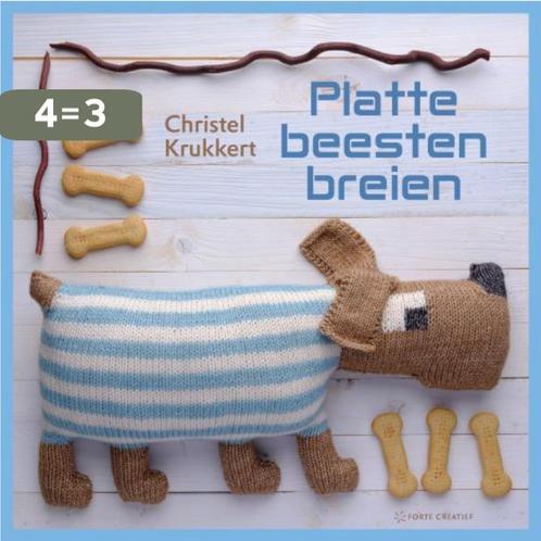 Platte beesten breien 9789462502291 Christel Krukkert, Boeken, Hobby en Vrije tijd, Zo goed als nieuw, Verzenden