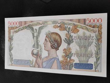 Frankrijk. - 5000 Francs - 1939 - Pick 97 (Zonder