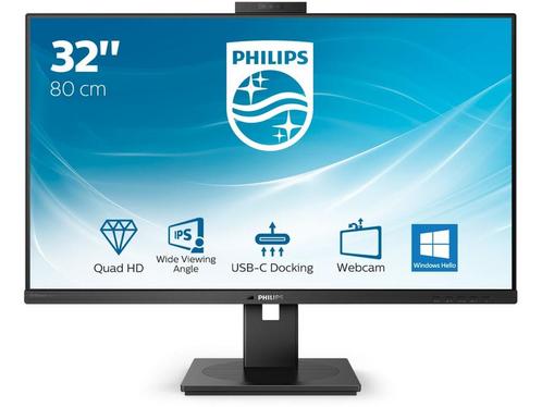 Philips P-line 326P1H - Monitor 32 inch - 4K UHD - Zwart, Computers en Software, Monitoren, Nieuw, Verzenden