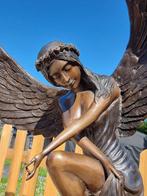 Beeld, XL: Angel - 119.5 cm - Brons - 2025, Antiek en Kunst