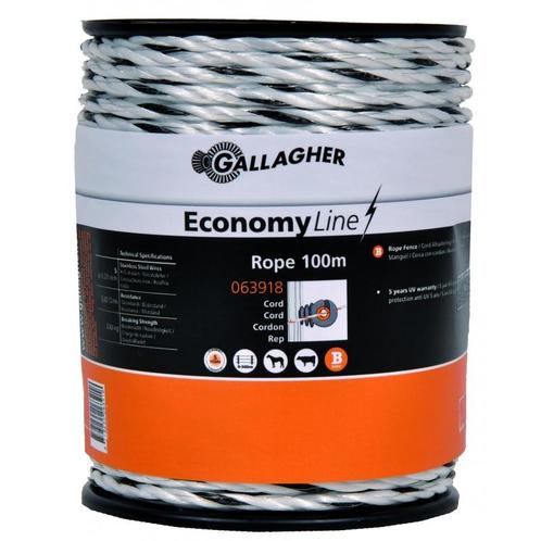Gallagher economyline cord wit 100m, Dieren en Toebehoren, Stalling en Weidegang