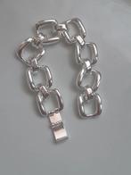 Zonder Minimumprijs - Armband Zilver - Grote mazen 925, Handtassen en Accessoires, Armbanden, Nieuw