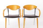 Paco Capdell - Chaise empilable (4) - Chrome, Contreplaqué