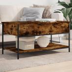 vidaXL Salontafel 100x50x50 cm bewerkt hout en metaal, Huis en Inrichting, Tafels | Salontafels, Verzenden, Nieuw