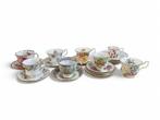 Service à thé (22) - Porcelaine à la cendre dos -, Antiek en Kunst