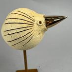 Ewa Budzowska - NO RESERVE- BIRD- (decorated 24 carat gold)