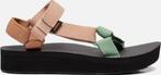 Teva W Midform Universal - Dames Sandalen - Zwart/Oranje/..., Kleding | Dames, Schoenen, Verzenden, Nieuw