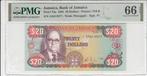 1985 Jamaica P 72a 20 Dollars Pmg 66 Epq, Postzegels en Munten, Verzenden, België