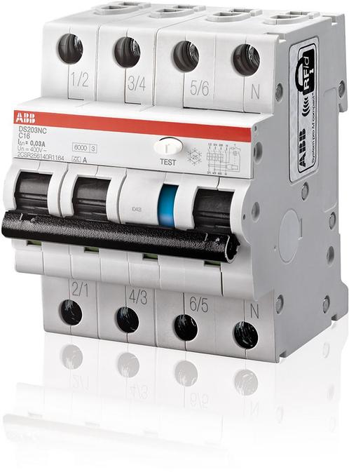 ABB System pro M Compacte Aardlekschakelaar -, Doe-het-zelf en Bouw, Elektriciteit en Kabels, Verzenden