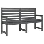Tuinbank Deal! -55% Houten Bank Grijs: Ideaal voor je Bal..., Tuin en Terras, Tuinbanken, Verzenden, Nieuw, Hout