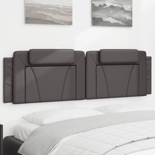 vidaXL Hoofdbordkussen 180 cm kunstleer grijs, Huis en Inrichting, Slaapkamer | Bedden, Nieuw, Verzenden