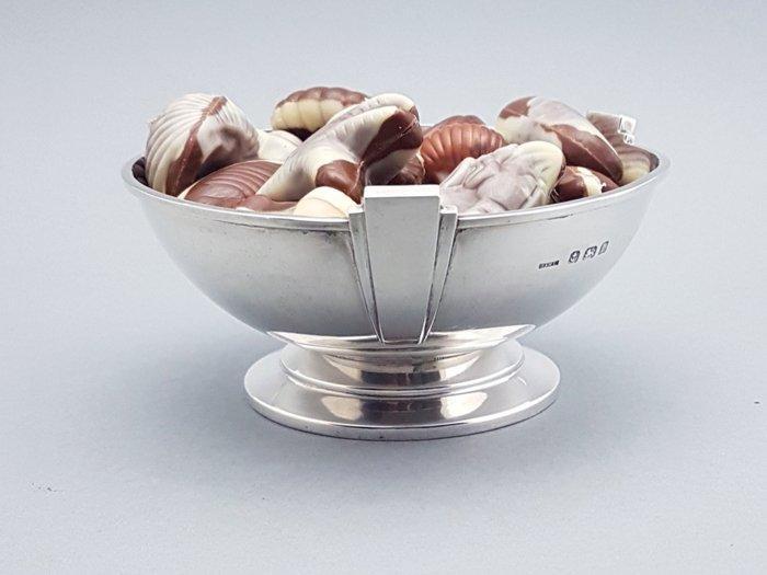 Schaal - Zilver 1935/36, Art Deco Bonbon schaal,, Antiek en Kunst, Kunst | Designobjecten