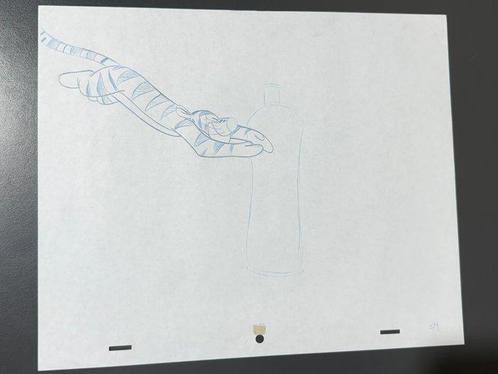 Walt Disney - Originele animatietekening van Tiger - The New, Boeken, Strips | Comics