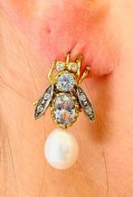 Zonder Minimumprijs - Oorbellen - 9 kt. Geel goud, Zilver, Nieuw