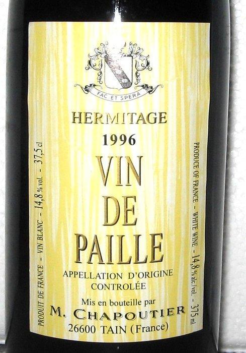 1996 M. Chapoutier, Hermitage - Vin de Paille - Rhône - 1, Collections, Vins