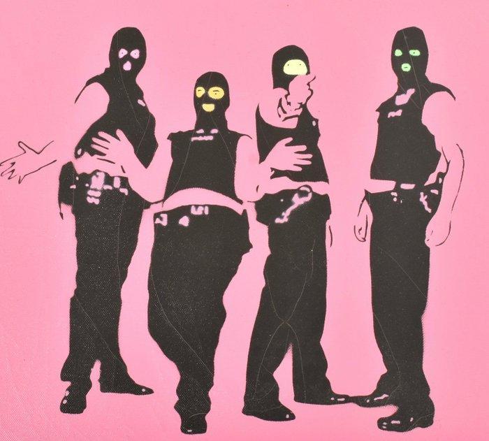 Adam Koukoudakis - Cheeky Fuckin Pigz, Antiek en Kunst, Kunst | Designobjecten