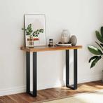 vidaXL Wandtafel 100x35x75 cm teakhout, Huis en Inrichting, Tafels | Bijzettafels, Verzenden, Nieuw