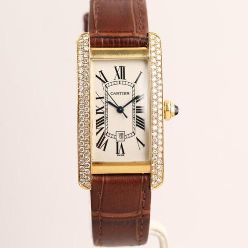 Cartier - Tank Américaine - 2483 - Dames - 2000-2010, Handtassen en Accessoires, Horloges | Heren