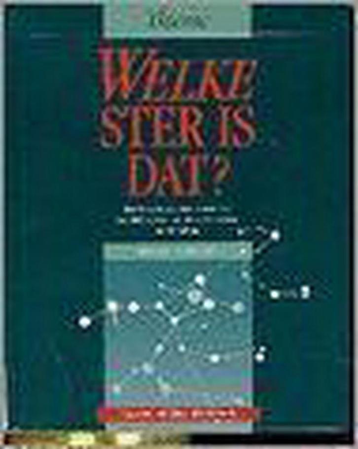 Welke ster is dat ? / Tirion natuur 9789052100210 W. Widmann, Livres, Science, Envoi