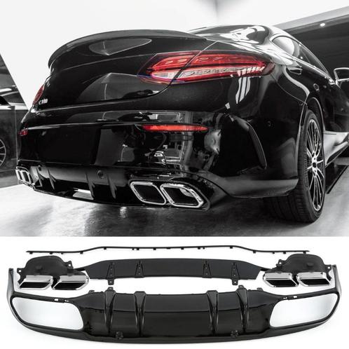 Geschikt voor Mercedes C205 A205 C-Klasse diffuser + uitlaat, Auto diversen, Auto-accessoires, Verzenden