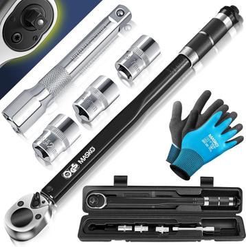 MASKO® Momentsleutel - 6-delig set - 40-210Nm - Zwart, Verzenden