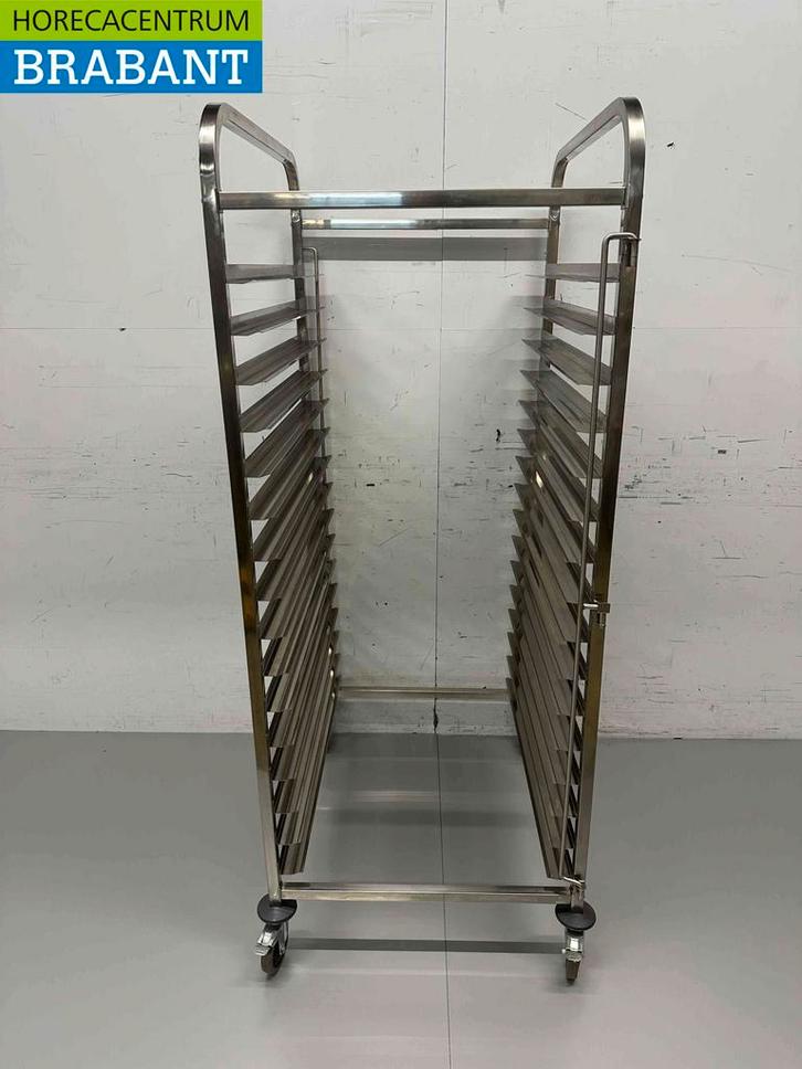 RVS Regaalwagen 32 x 60/40 cm Bakery norm Horeca, Zakelijke goederen, Horeca | Meubilair en Inrichting, Ophalen of Verzenden