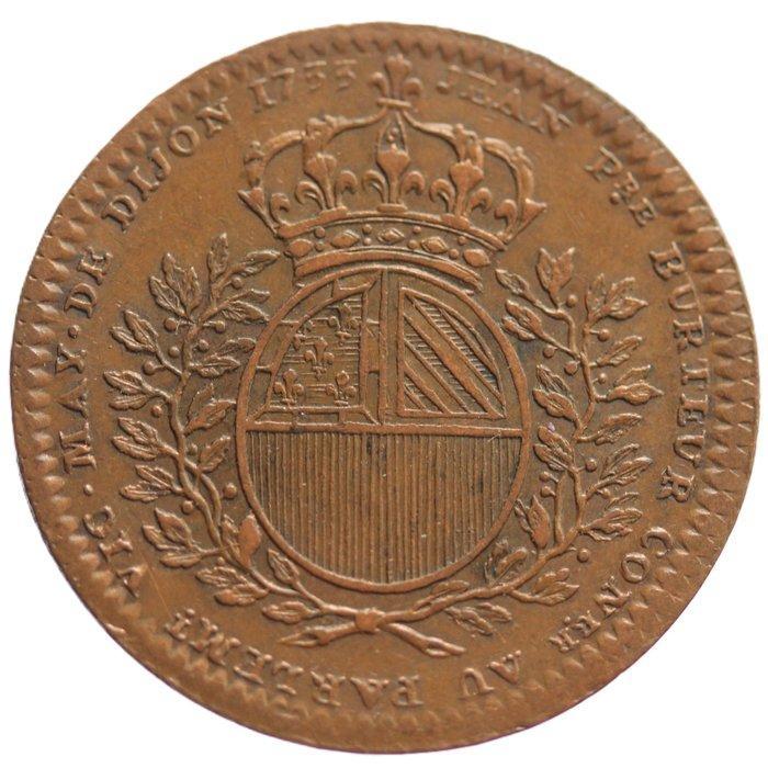 Frankrijk. Louis XV (1715-1774). Jeton 1733 Jean-Pierre, Postzegels en Munten, Munten en Bankbiljetten | Toebehoren