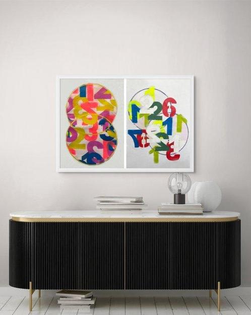 Les pipettes - Codes of Silence 2 -  XXL, Antiek en Kunst, Kunst | Schilderijen | Modern