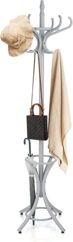 COSTWAY Kapstok, 184 cm met parapluhouder, jasstandaard met, Kleding | Dames, Verzenden, Nieuw