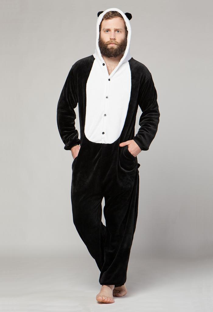 Onesie Kung Fu Panda Pak L-XL Pandapak Kostuum Zwart Wit Bee, Kleding | Heren, Carnavalskleding en Feestkleding, Nieuw, Ophalen of Verzenden