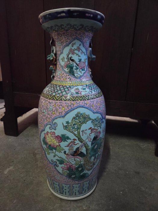 Vaas - Porselein - China - Chinese vaas (Zonder, Antiek en Kunst, Antiek | Overige Antiek