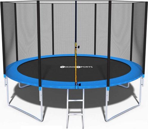 XXL Trampoline 404 cm met GS-Zegel - Inclusief Ladder & V..., Kinderen en Baby's, Speelgoed | Buiten | Trampolines, Nieuw, Ophalen of Verzenden