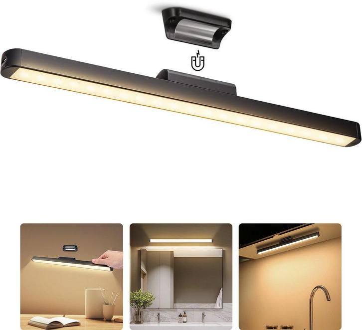 Kastverlichting op batterij - Oplaadbaar - met Magneet - Zwa, Huis en Inrichting, Overige Huis en Inrichting, Verzenden