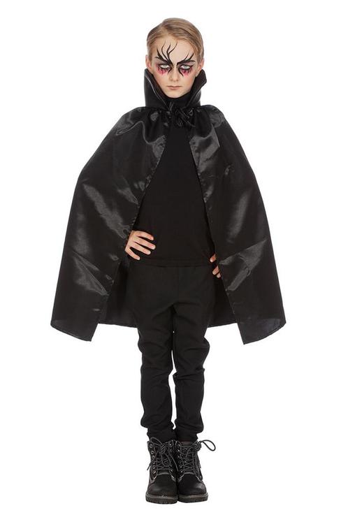 Halloween Cape Zwart Kind Dracula, Hobby en Vrije tijd, Feestartikelen, Nieuw, Verzenden