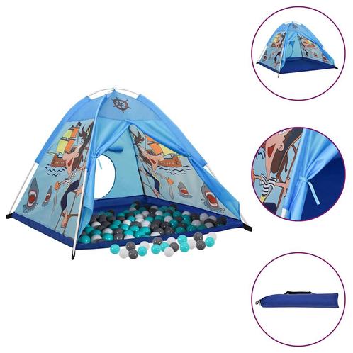 vidaXL Kinderspeeltent met 250 ballen 120x120x90 cm blauw, Kinderen en Baby's, Speelgoed | Buiten | Speeltoestellen, Nieuw, Verzenden