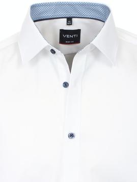 Wit Overhemd Heren Strijkvrij Slim Fit Venti 193295600-000