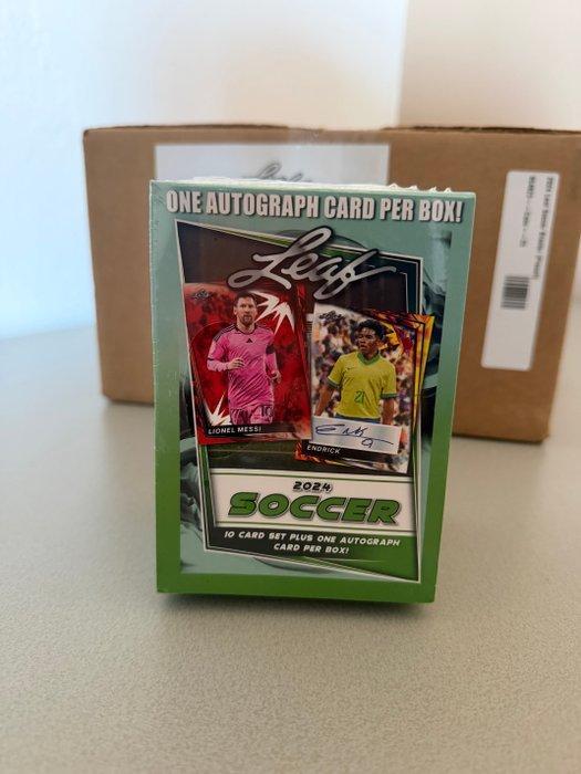 2024 Leaf Leaf 2024 Soccer Lionel Messi Gesigneerde kaart, Collections, Autocollants
