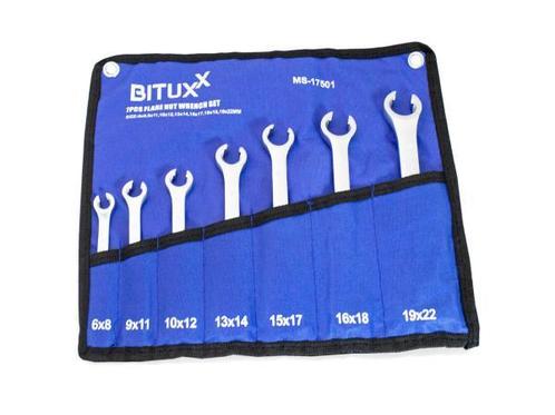 Veiling - 7-delige remleidingsleutelset - 6mm 8-19mm 22mm, Auto diversen, Autogereedschap, Nieuw