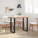 vidaXL Eettafel 110x50x76 cm massief acaciahout, Huis en Inrichting, Tafels | Eettafels, Verzenden, Nieuw