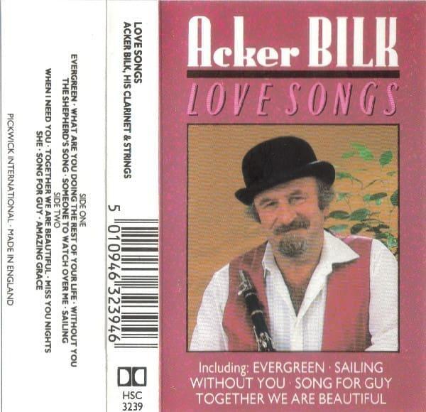 Acker Bilk – Love Songs (Muziek Cassette), Cd's en Dvd's, Cassettebandjes, Ophalen of Verzenden