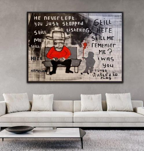Hamelink - Still Me - NO Reserve, Antiek en Kunst, Kunst | Schilderijen | Modern