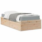 vidaXL Bed met matras massief grenenhout 90x200 cm, Huis en Inrichting, Slaapkamer | Bedden, Verzenden, Nieuw
